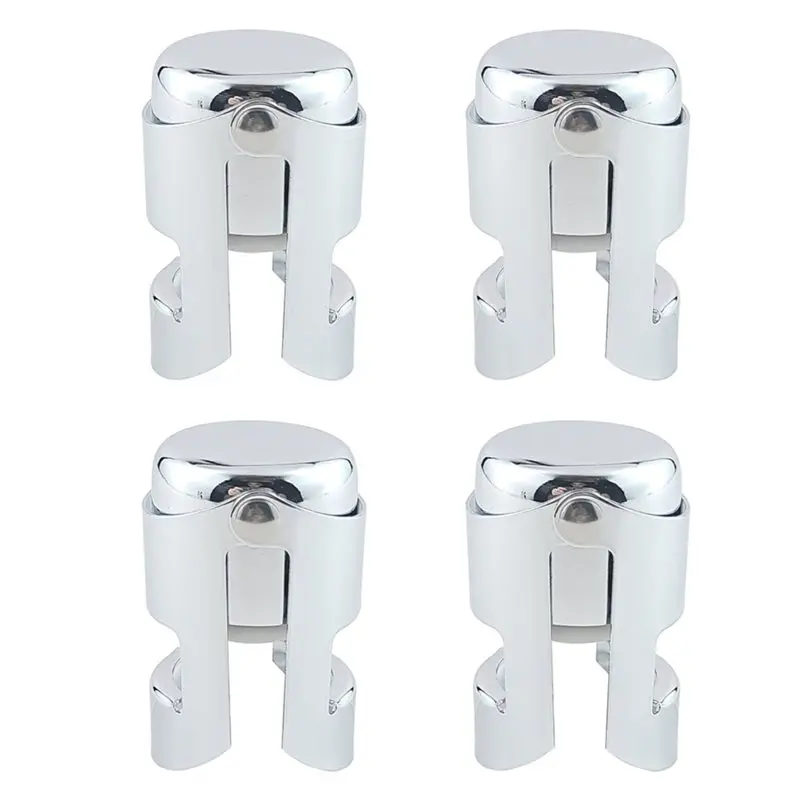 TFORU-Stainless Steel Champagne Stopper - Vacuum Double-Lock Wine Saver For Sparkling Wine & Champagne Bottles, Keeps Bubbly