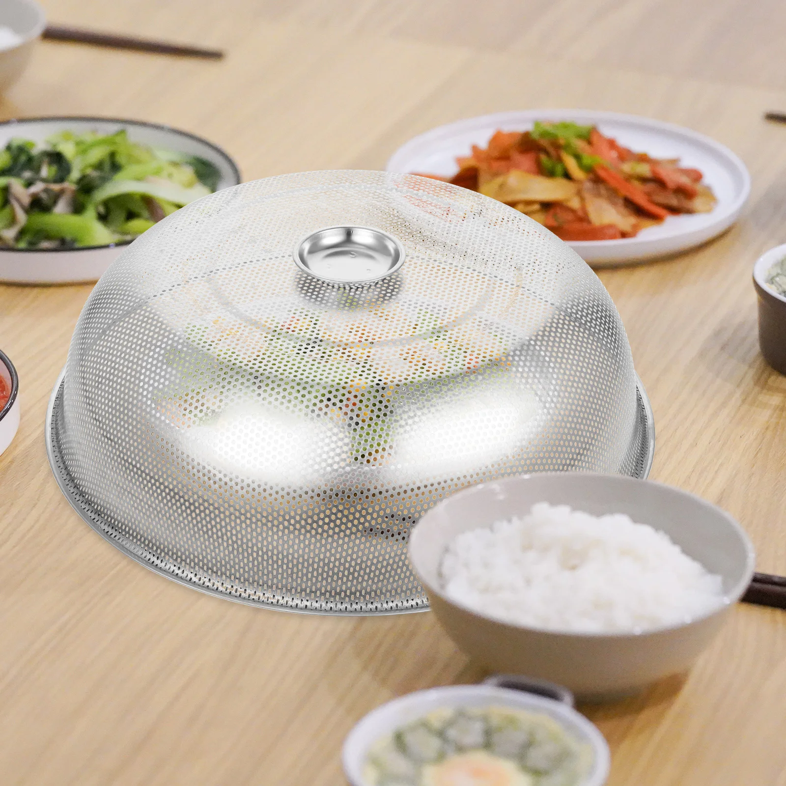 

Stainless Steel Food Cover Heavy Duty Mesh Tent For Outdoor Dining Table Protection Against Insects Dust Kitchen