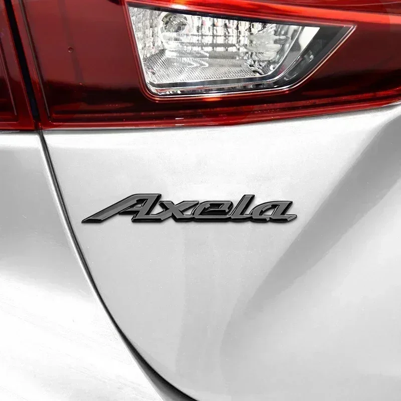 1pcs 3D ABS car logo Letters Trunk Emblem Symbols Badge Sticker for mazda 3 5 6 Atenza Axela CX-4 CX-5 323 M3 M6 Accessories