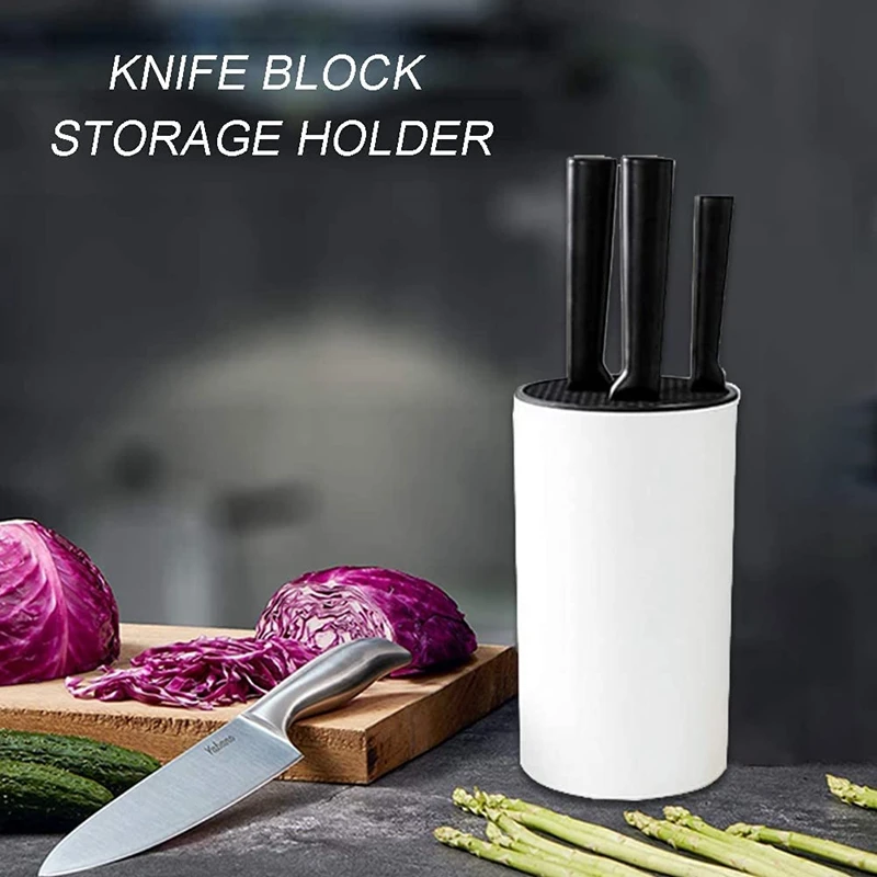 Universal Knife Holder,Knife Block Without Knives,Knife Block Storage Holder For Protecting Blade Space Saver