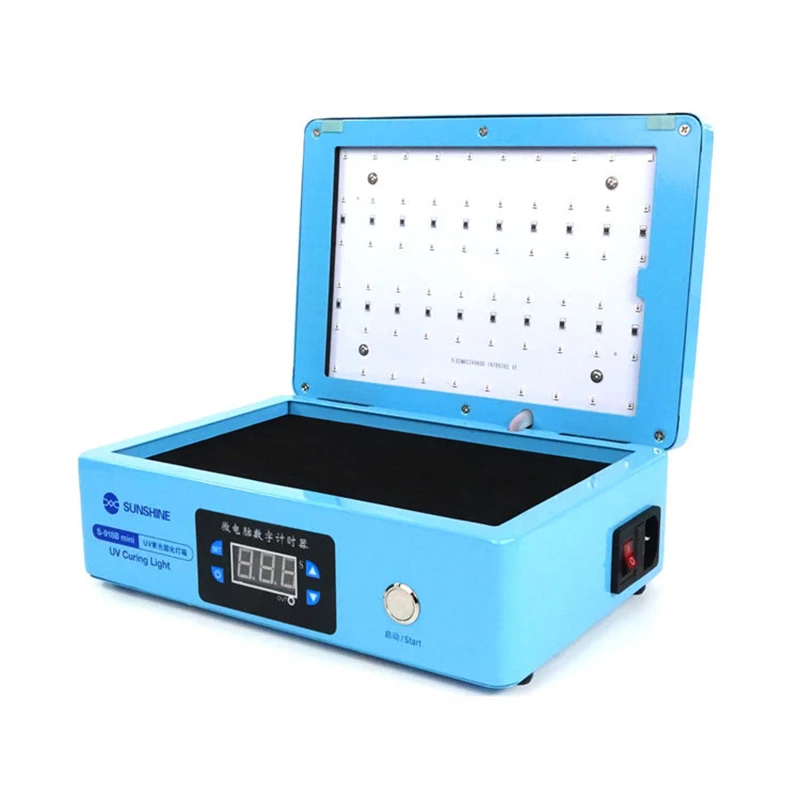 

Vacuum Uv Curing Light Box Mini Version 30W Mobile Phone Repair Curing Lamp Led Uv Light Source