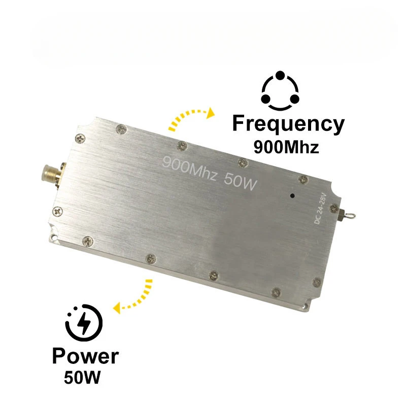 900MHz 50W Анти-дроны. drone suppression module signal anti fpv