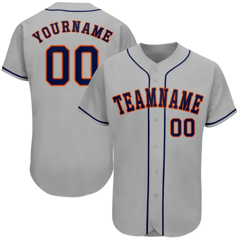 

High Quality Custom Baseball Jersey Team/Your Name/Number Quick-dry Player's Sportswear Button-down for Men/Youth