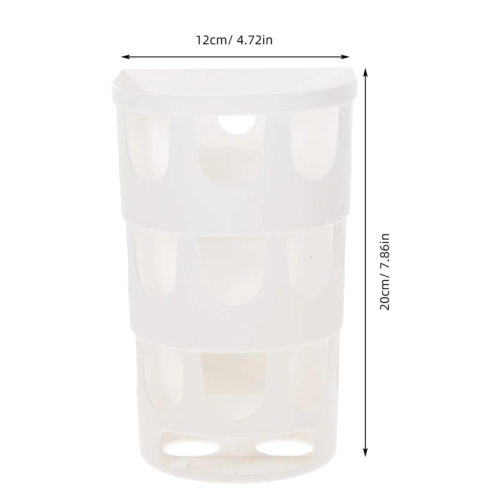 

1pc Storage Rack For Garbage Bags 15 Holes Large Capacity Trash Bag Organizer Plastic Holder Kitchen Cabinet Accessory