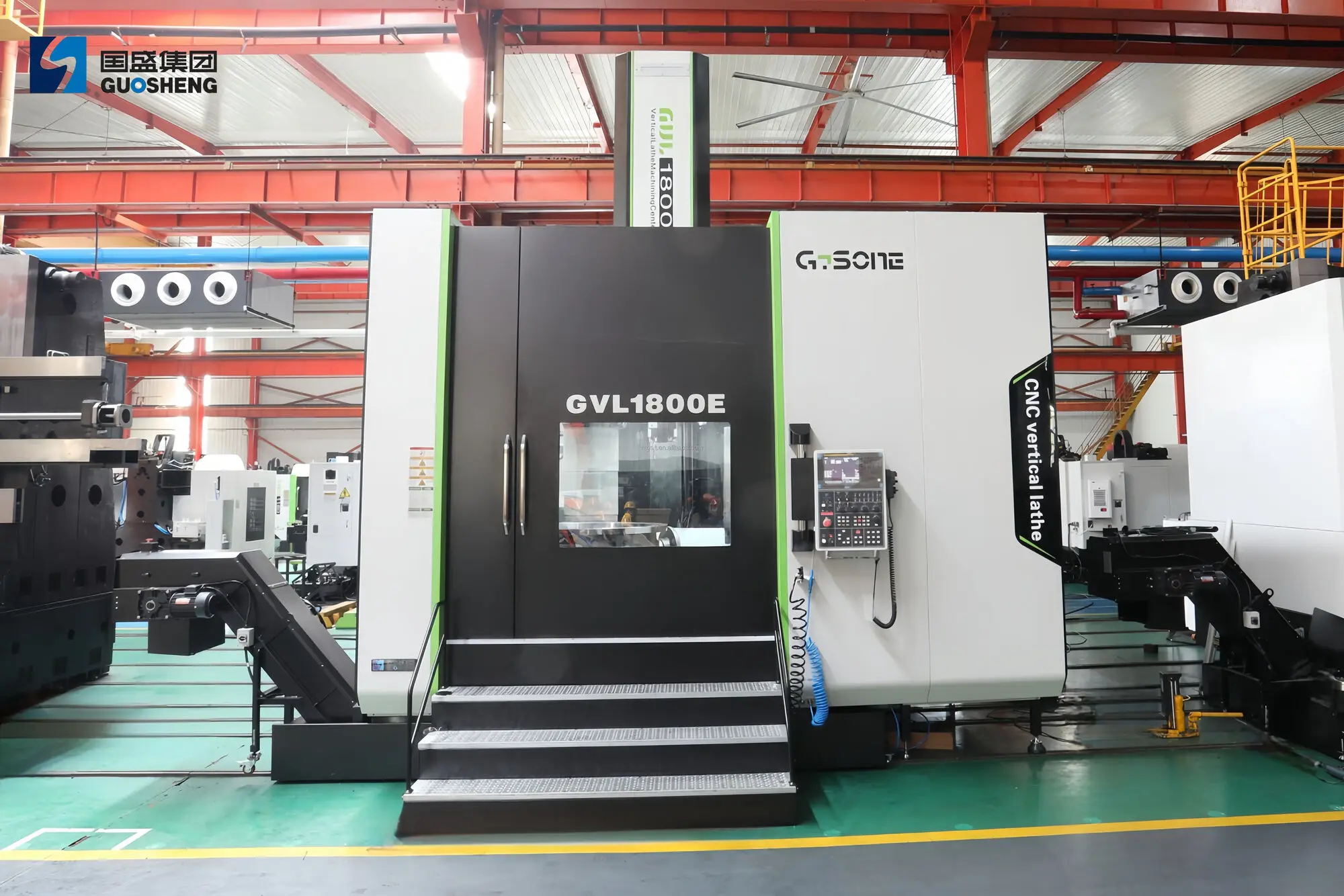 Disco De Freio Vertical CNC, Turning Hine para Processamento De Metal, Gvl1800e