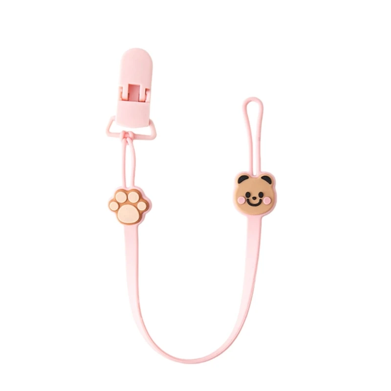  Pacifier Strap Baby Soother Chain Newborns Dummy Chain Baby Product Silicone Teether Pacifier Strap Pacifier Holder