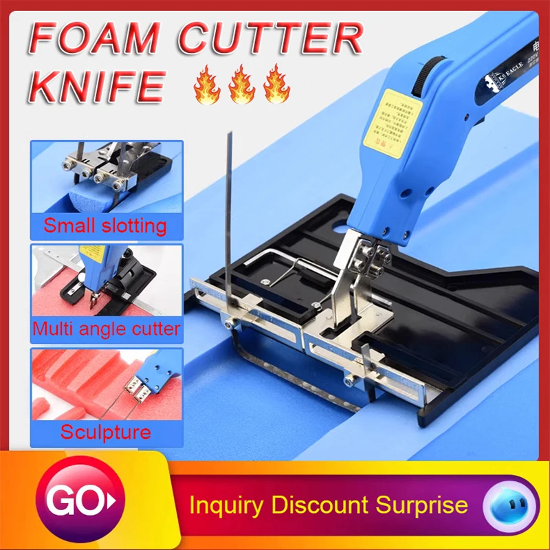 Foam Cutter Heat Knife 110V/230V Electric Foam Polystyrene Cutting Machine Portable Styrofoam Cutter Hot Wire Foam Cutting Tools