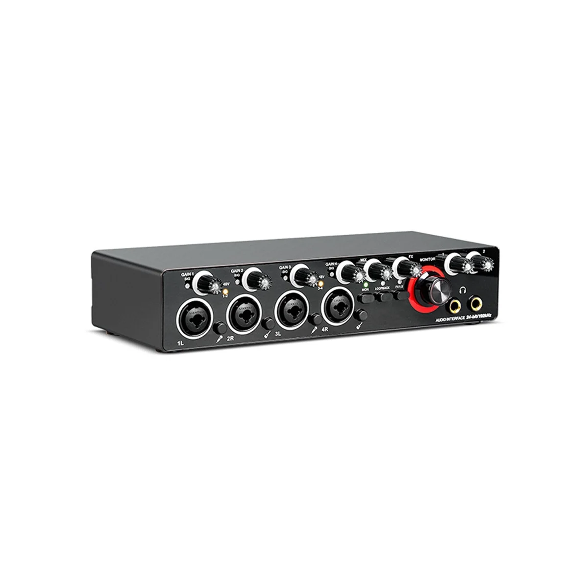 

4 Channel Interface Sound Recorder Recording Studio Volume Regulator with Recording Sound Card for Recording of Singing