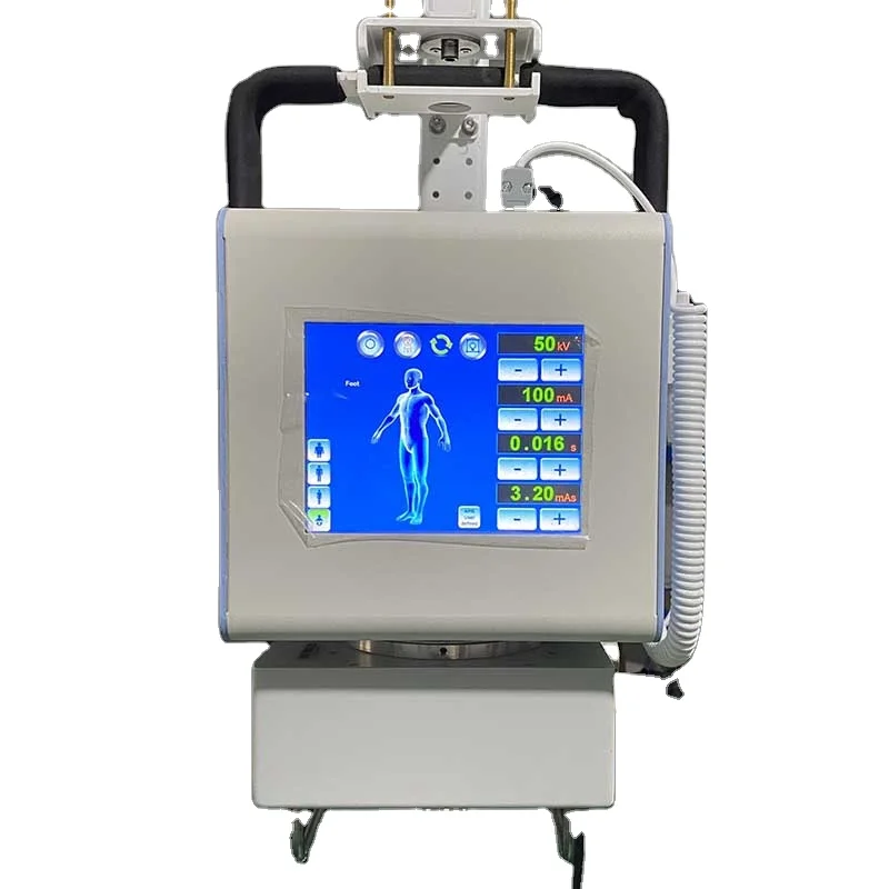 Newheek mobile X ray machine with 5kw touch screen digital portable X-ray machine