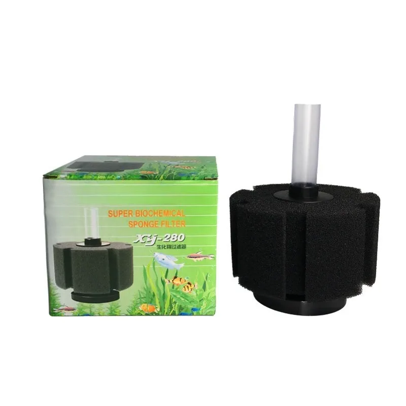 

XY-280 Aquarium Fish Tank Biochemical Sponge Foam Filter for Oxygen Supply & Bacteria aquarium accessories