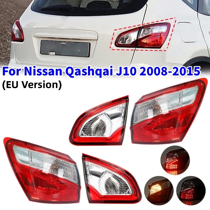 Car Outside Tail Light Brake Lamp Rear Turn Signal Lights For Nissan Qashqai J10 2008-2015 (EU Version)