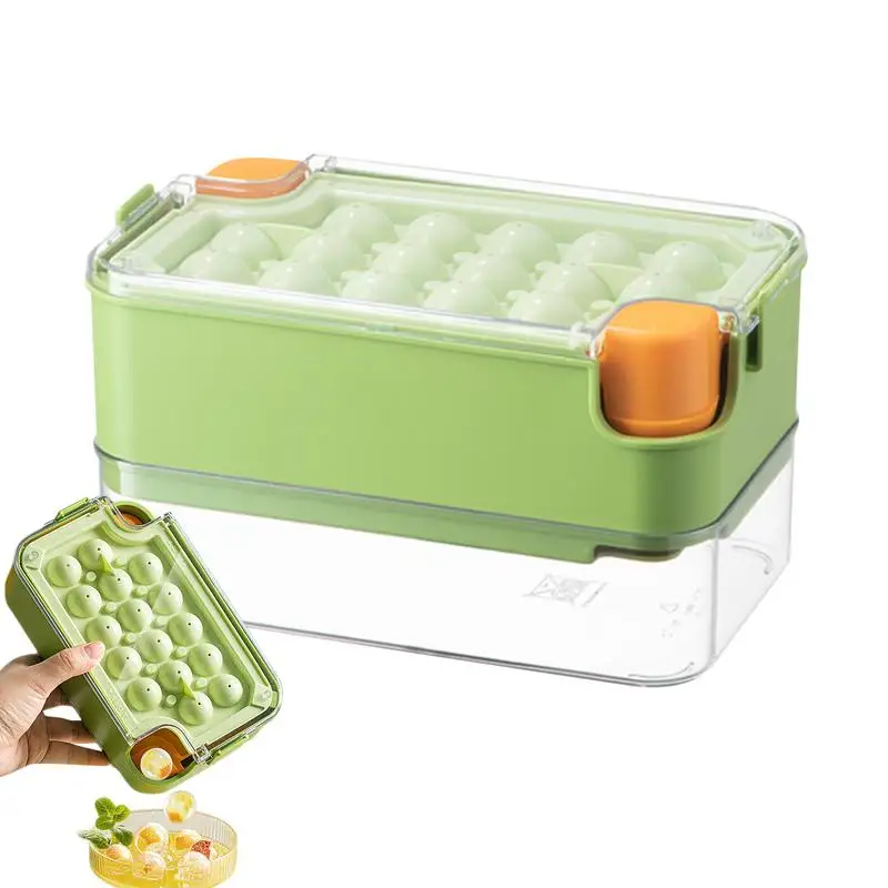 

Ice Tray For Food Ice Cube Tray Ice Storage For Freezer Ice Cube Maker Ice Box Easy Release Ice Cube for Cool Drinks Beer