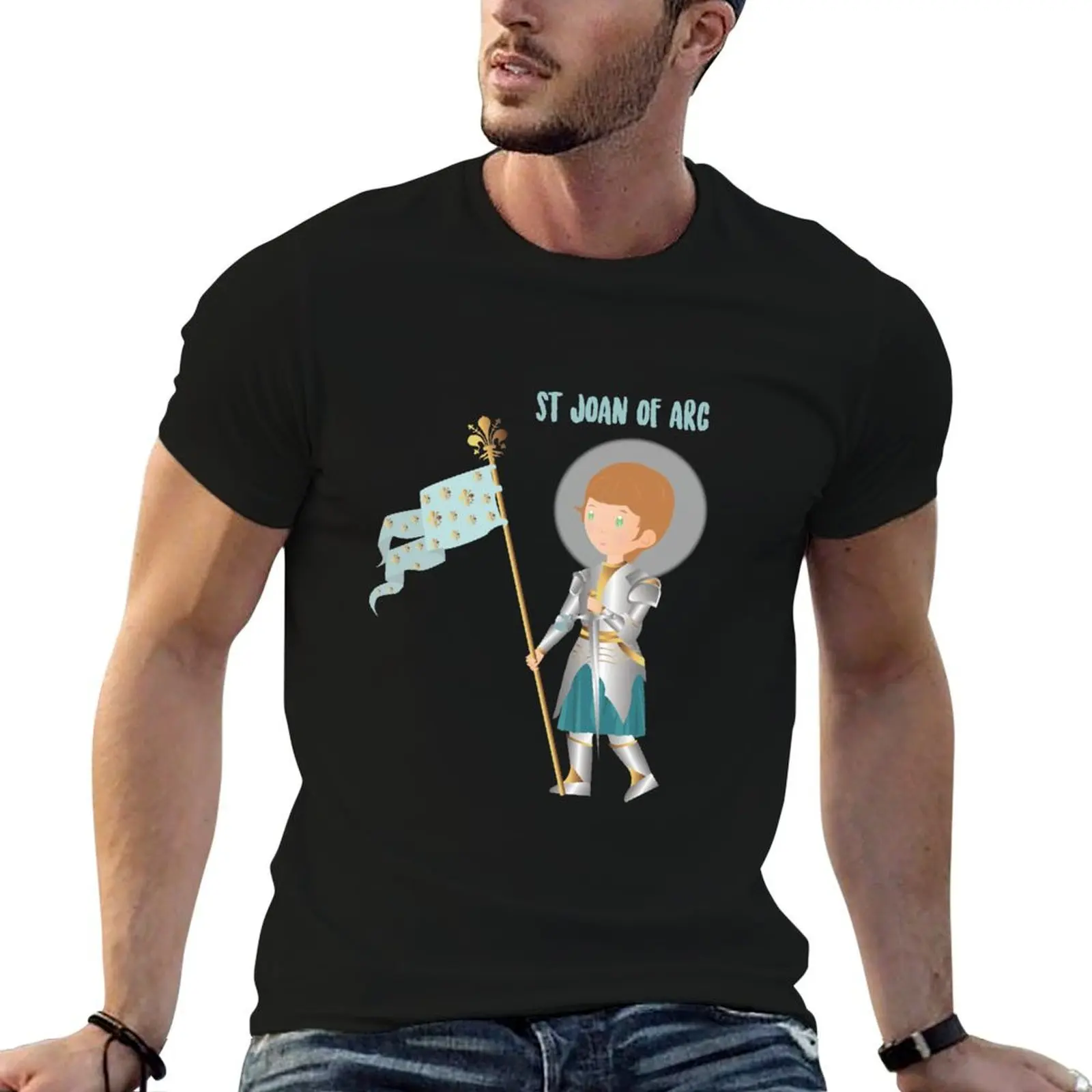 

Saint Joan of Arc T-Shirt printed t shirts for man t shirt man designer T-Shirt