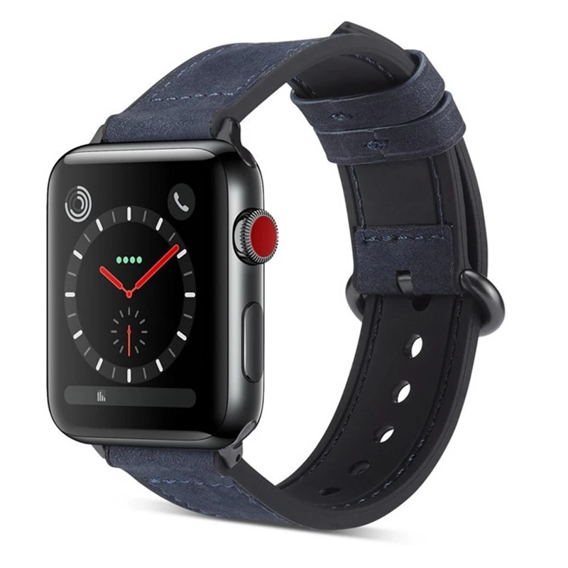 

Compatible for iWatch Bands 42mm 44mm pulseira for apple watch band series 5 4 3 Strap 40mm 38mm correas wrist Leather belt