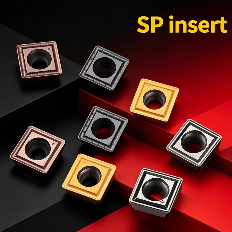 SPMG – Machine-outil CNC rapide et violente, fraisage des inserts en carbure, lame de forage en acier inoxydable SPGT U, tête de forage pour le travail des métaux