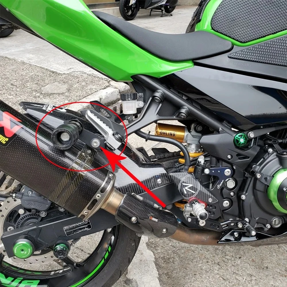 For Kawasaki Ninja 500 500SE Ninja500 Z500 Z 500 2025 2024 Motorcycle Frame Sliders Crash Pad Falling Protection Exhaust Slider