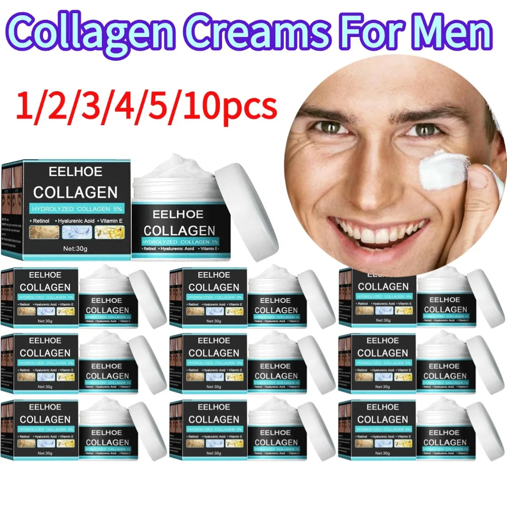 كريمات الكولاجين للرجال السلس التجاعيد ثبات رفع ترطيب حمض الهيالورونيك كريم وجه الريتينول الكولاجين ترطيب #1