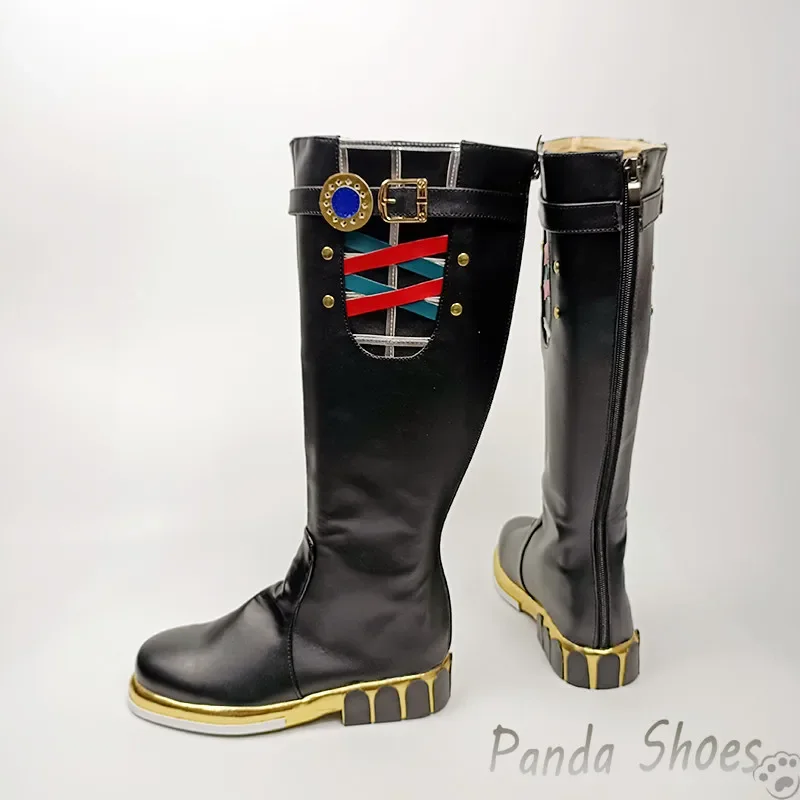 أوغوري كاب تأثيري أحذية أنيمي لعبة Umamusume جميلة ديربي كوس أحذية طويلة تأثيري حلي الدعامة الأحذية لحفلة الهالوين