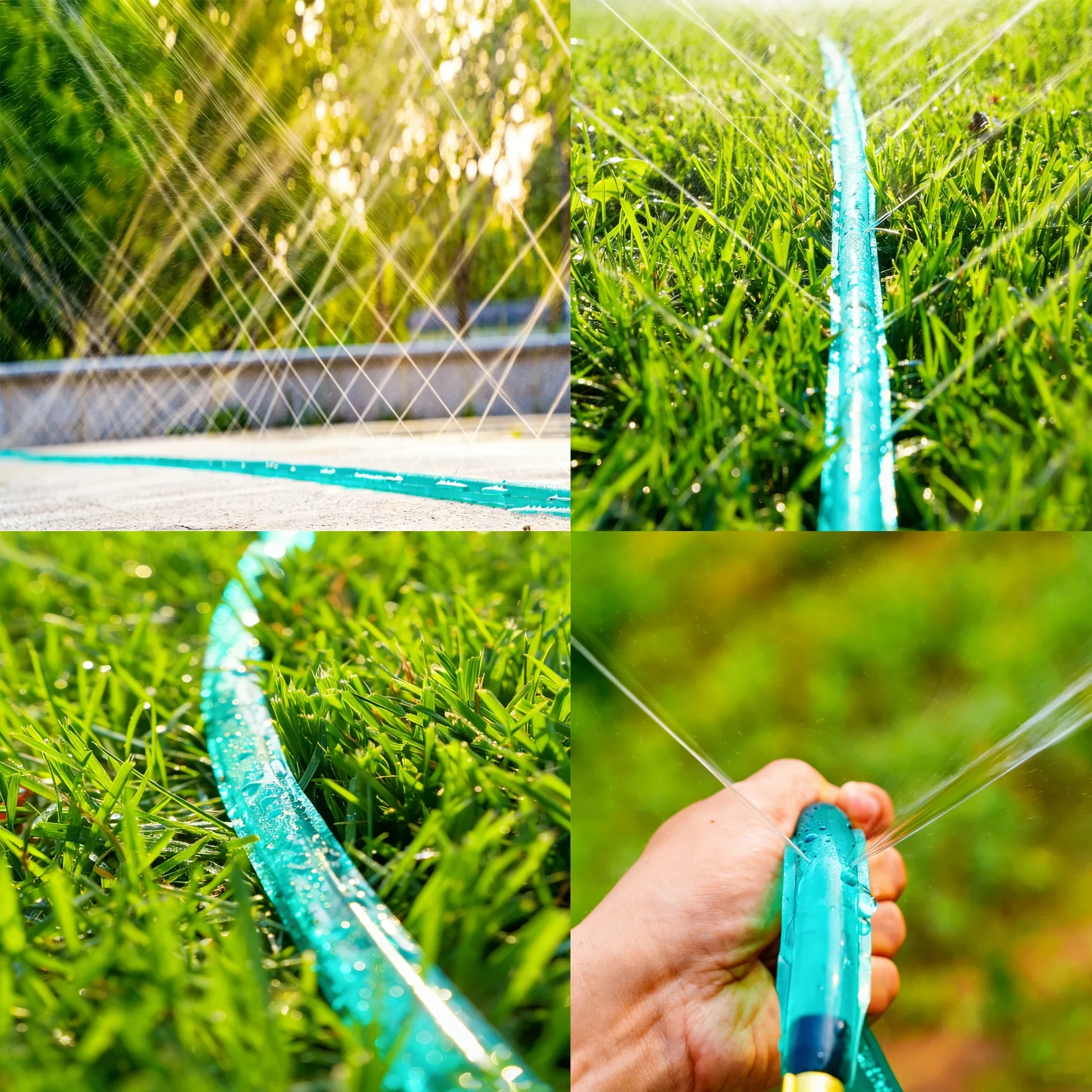 Hose Fine Spray with Garden Lawn Infiltration Hose Garden Lawn Irrigation Drip Irrigation Cooling Sprinkler Belt Water Sprinkler