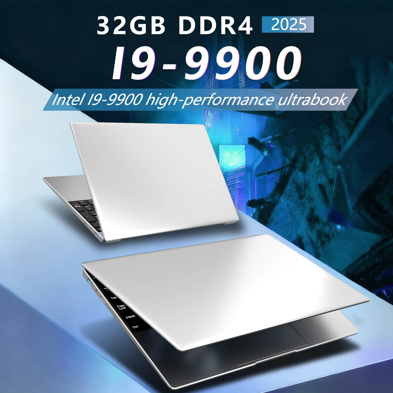 울트라 슬림 윈도우즈 11 노트북 컴퓨터 15.6인치 32GB 램 512GB 1TB SSD 인텔 I9-9900 게이밍 1920*1080 오피스 PC