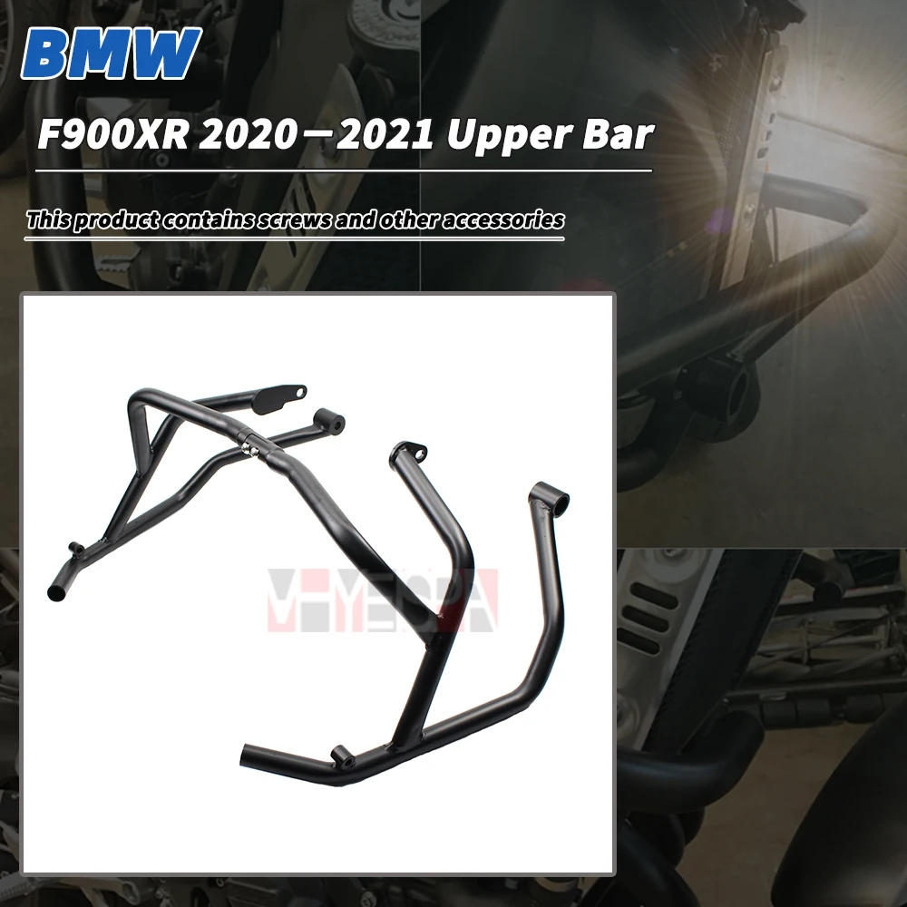 

New For BMW F900R F900XR 2020 2021 Motorcy Upper Lower Engine Guard Crash Tank Bar Bumper Fairing Frame Protector Black / Silver