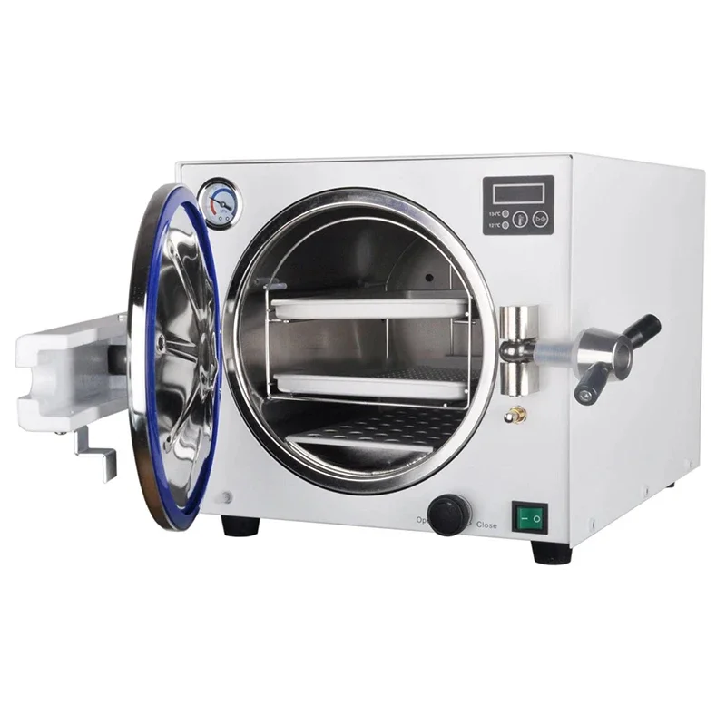 18L Dental Autoclave Vertical Portable Sterilizing Manicure Tool Dry Heat Sterilizer In RU Warehouse