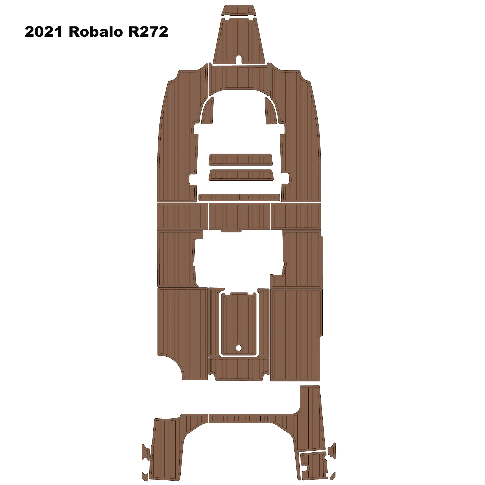 

2021 Robalo R272 EVA Cruise Carpet Self Adhesive Marine Floor Deck Strip Yacht Mat Ship Anti Slip Mat