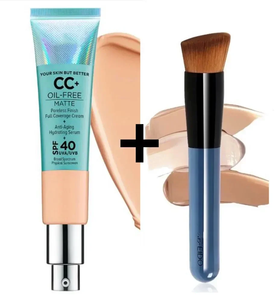 make up kit foundation it Your skin but better CC illumination color correcting full coverage cream spf  32ml cc cream BUIK