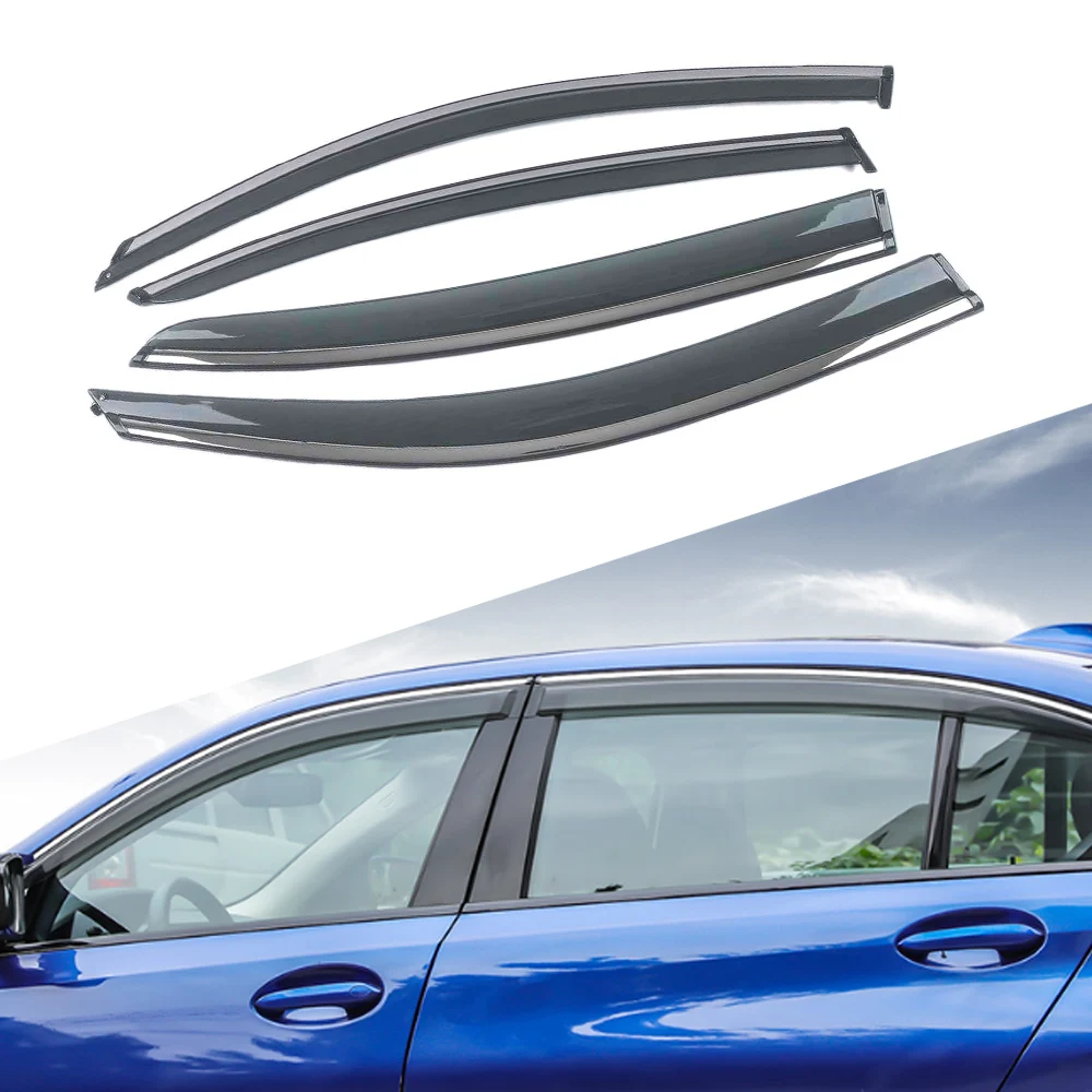 

For BMW 3 Series G20 G28 2020-2022 Car Window Sun Rain Shade Visors Shield Shelter Protector Cover Trim Frame Sticker