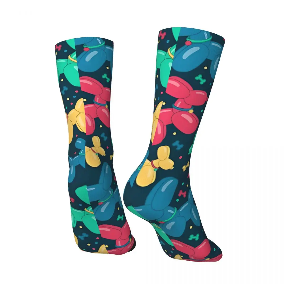 Balloon Dogs Men's Socks Retro Harajuku Street Style Novelty Casual Crew Sock