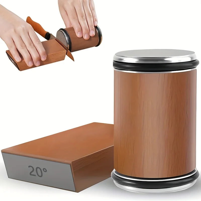 New Cylinder Knife Sharpener Set Professional Chef'S Knife Whetstone Set For Straight-Edge Cylinder Knife Sharpeners
