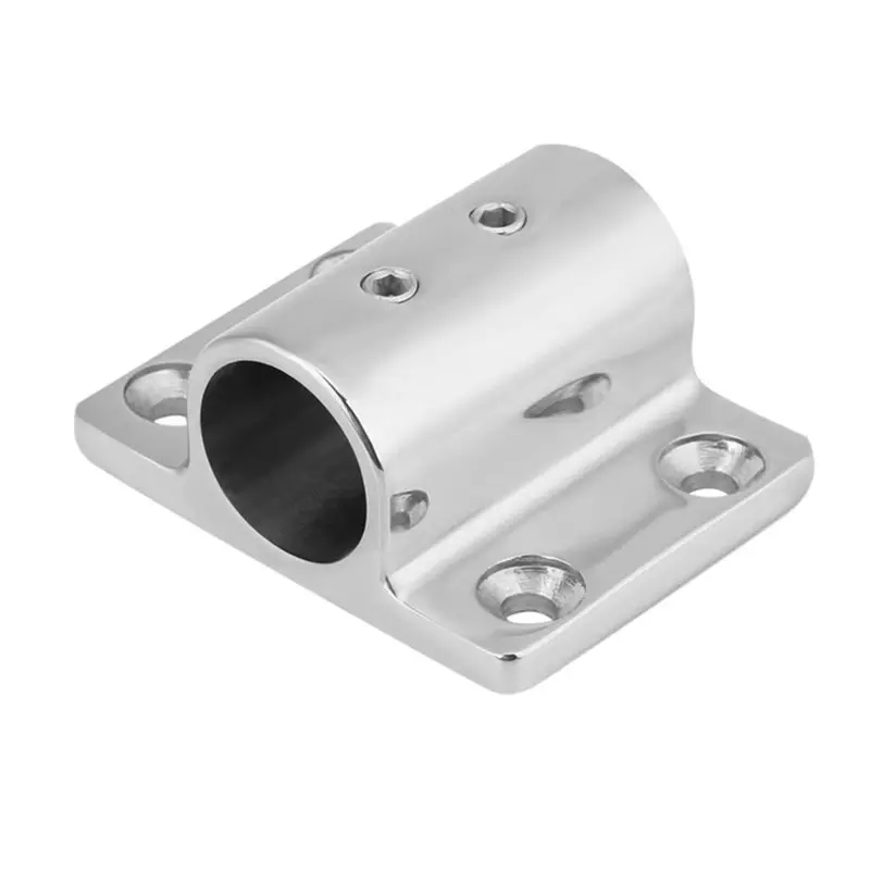 update. 316 Stainless Steel Tube Pipe Rectangular Base Flag Pole Mount Marine Bracket Rectangular Base 25mm