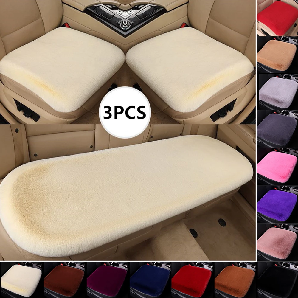 For MAZDA CX-3 CX-5 CX-7 CX-9 BT50 MX-5 MX-5 Miata RX8 Tribute Mazda 3 5 6 7 C Car Cushion Winter Warm Plush Wool Car Seat Cover