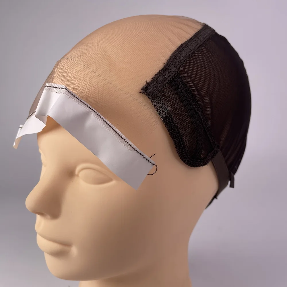 adjustable-band-frontal-swiss-lace-wig-cap-reusable-silicone-hair-extension-tool-with-big-hole-lace-for-making-wigs