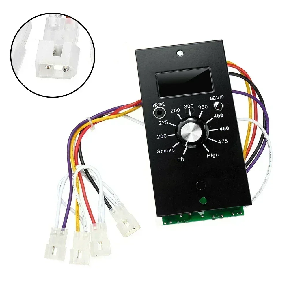 

Плата контроллера контроля температуры для пеллетных грилей, контроллер переменного тока 120 В, регулятор температуры для приготовления пищи на открытом воздухе