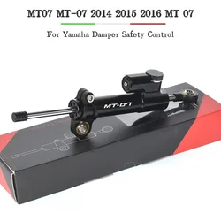 Motorcycle Adjustable Steering Stabilize Damper Safety Control Bracket Mounting Kit For Yamaha MT07 MT-07 2014 2015 2016 MT 07