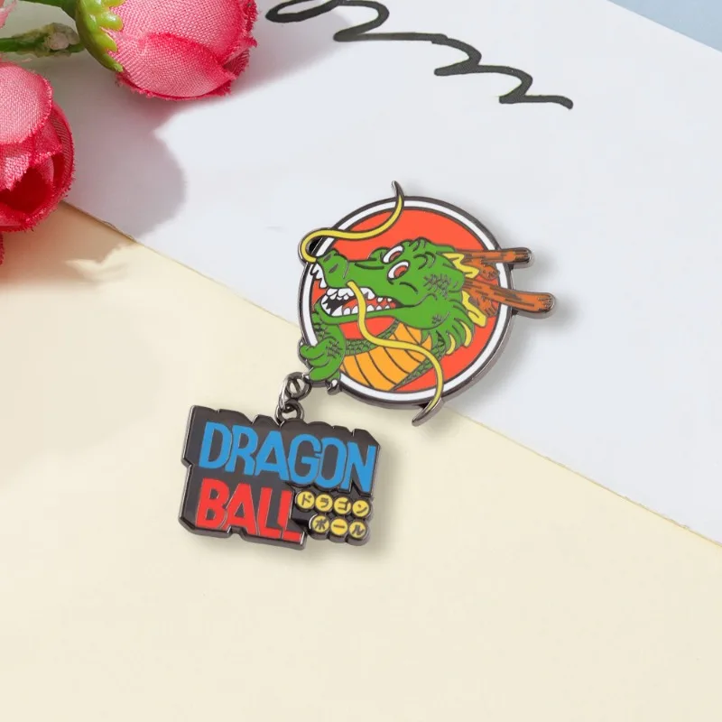 Dragon Ball Pin Goku Badge Fashionable and Personalized Cartoon Cute New Creative Portable High-Value Backpack Accessory Gift - view 5