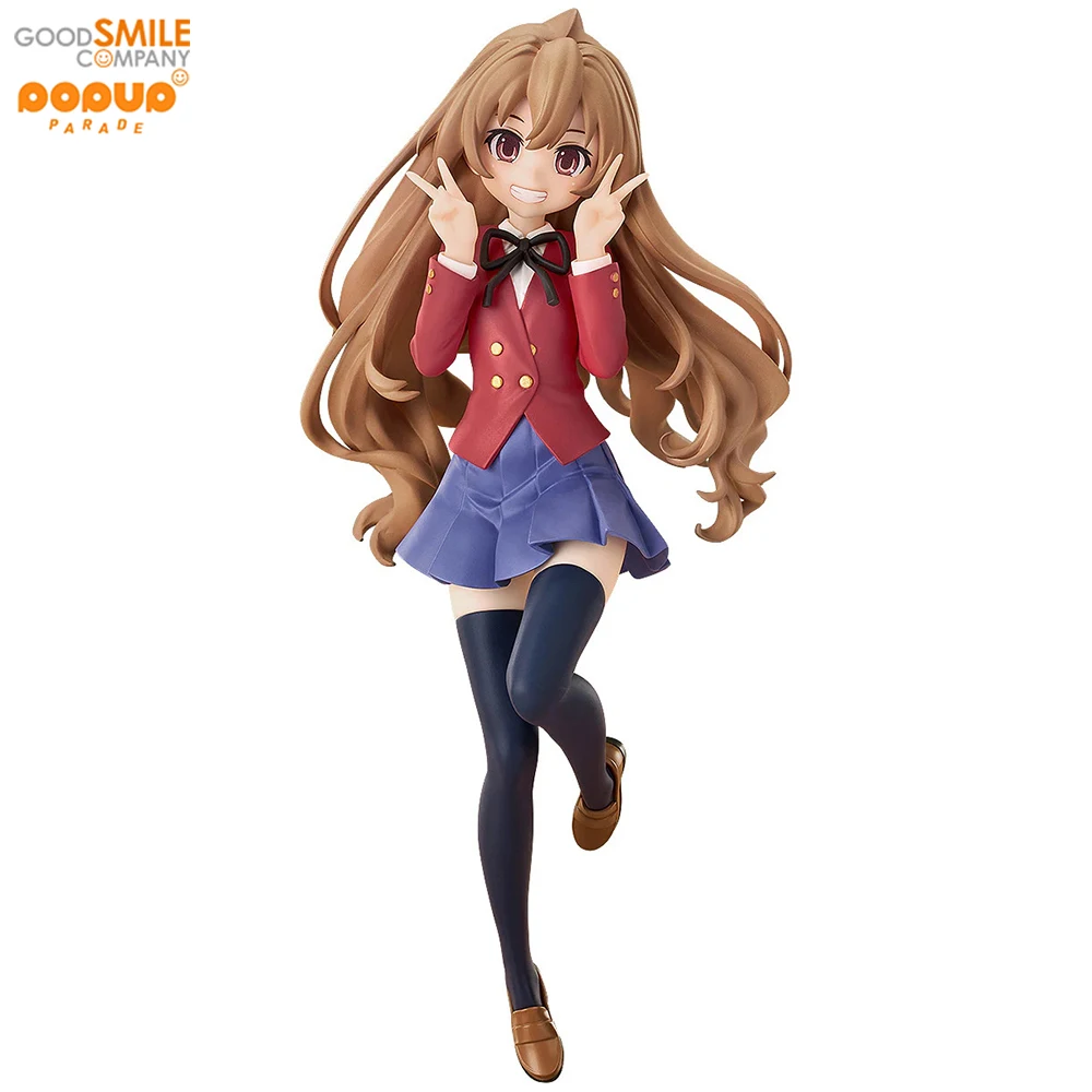 Original NEW Good Smile Company POP UP PARADE Taiga Aisaka (Toradora!) 170mm Anime Figure Model Ornament Gift Toys