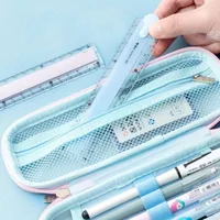 Multifunctional Foldable Ruler 4 Colors Optional Clear Scale Portable Design for School Home Office Geometric Drawing Measuring 5