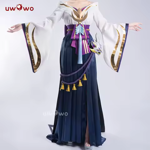 PRE SALE UWOWO Morgana Cosplay Game Spirit Blossom Morgana Cosplay Costume With mask S-3XL Halloween Costume