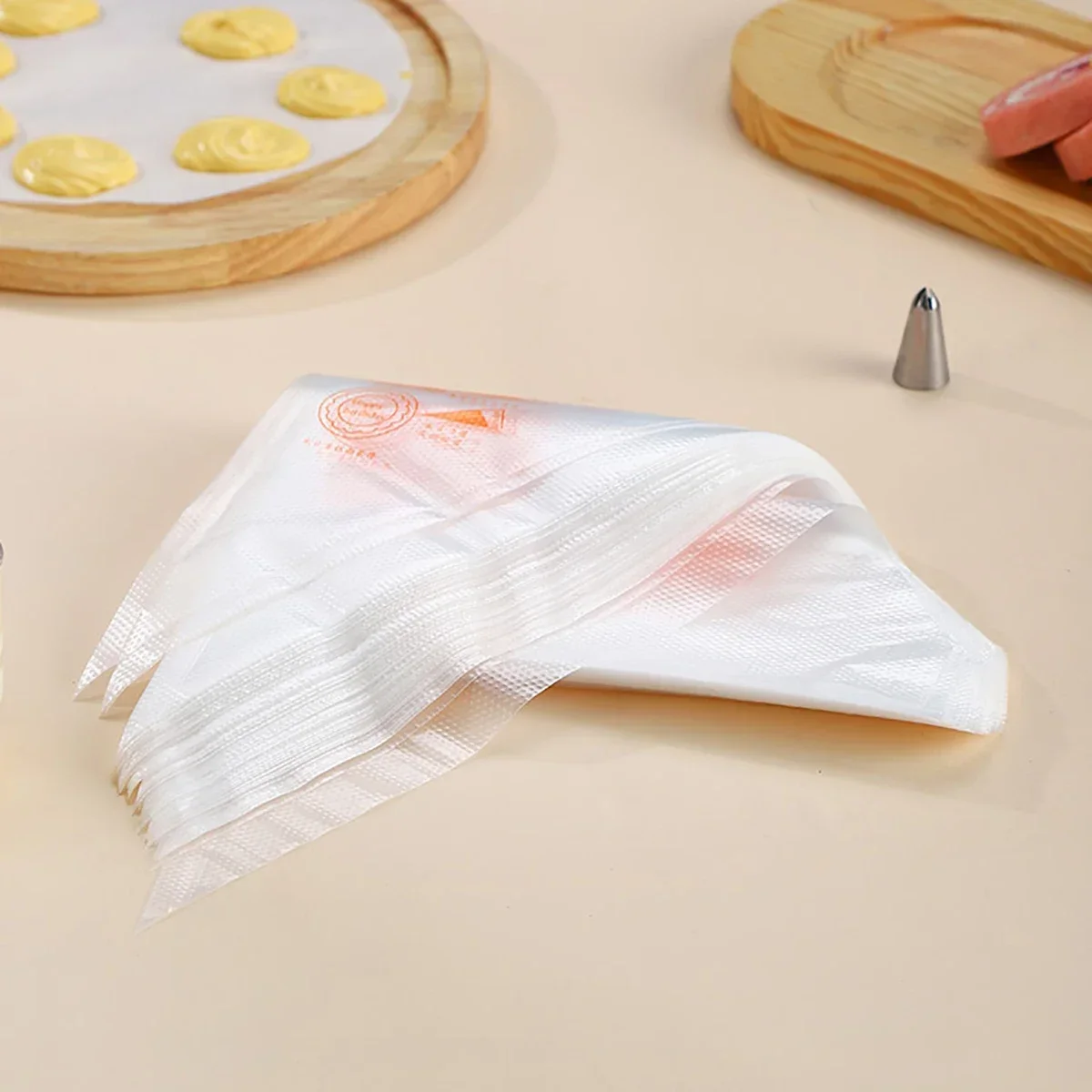100 Stück dicke Einweg-Spritzbeutel zum Selbermachen, Kuchen, Creme, Dekoration, Spritzbeutel, Spritzbeutel, Backzubehör, Spritzhüllen – Detail 17