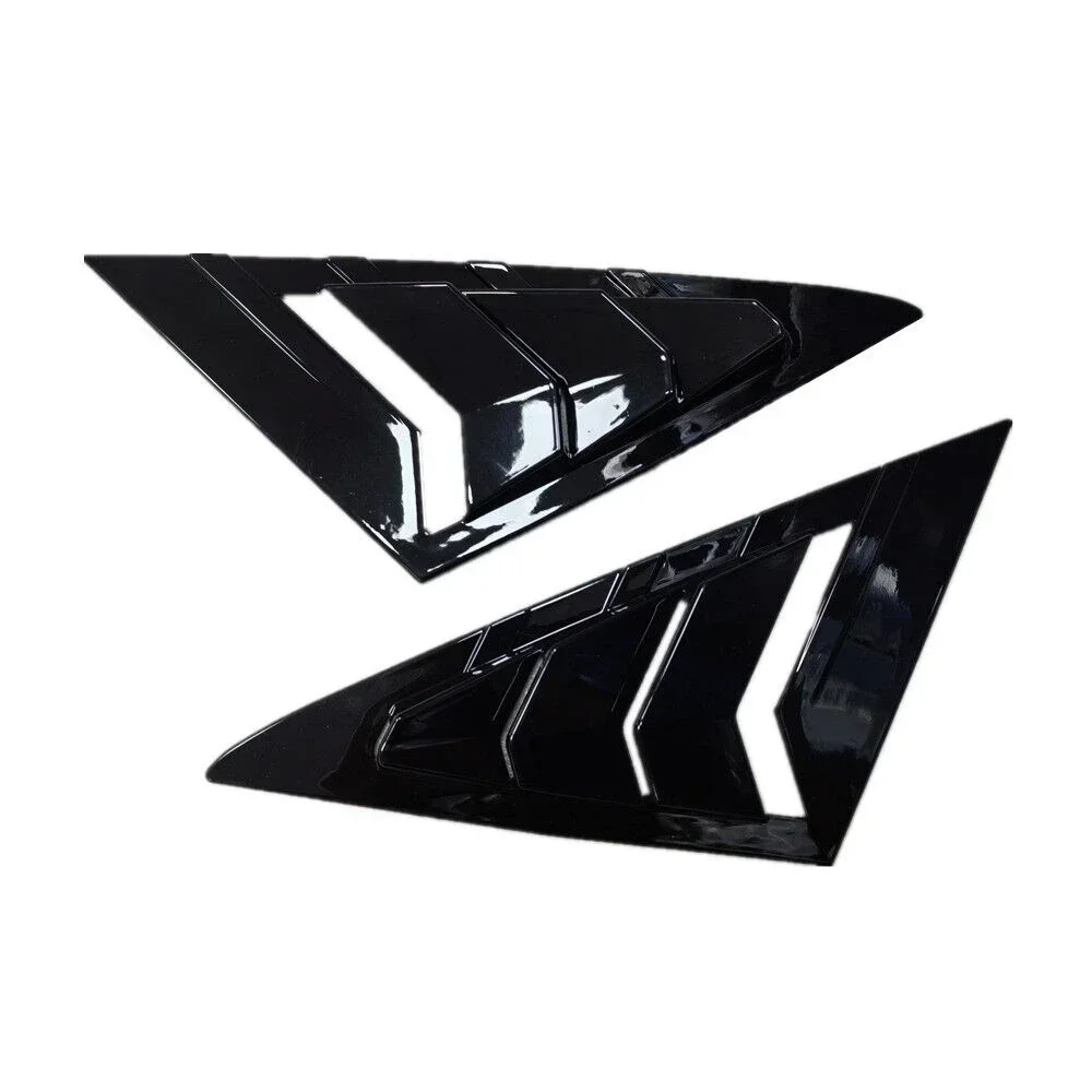 Rear Front Triangle Window Louver Side Shutter Blind Shades Cover Trim Sticker Vent For VW Golf 7/7.5 MK7/7.5 GTI R 2014-2020