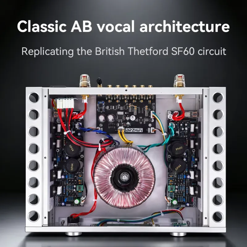 Suitable for BRZHIFI BZ-A600i HIFI Integrated Amplifier Audiophile Grade Stereo Power Amp Home Theater Music System