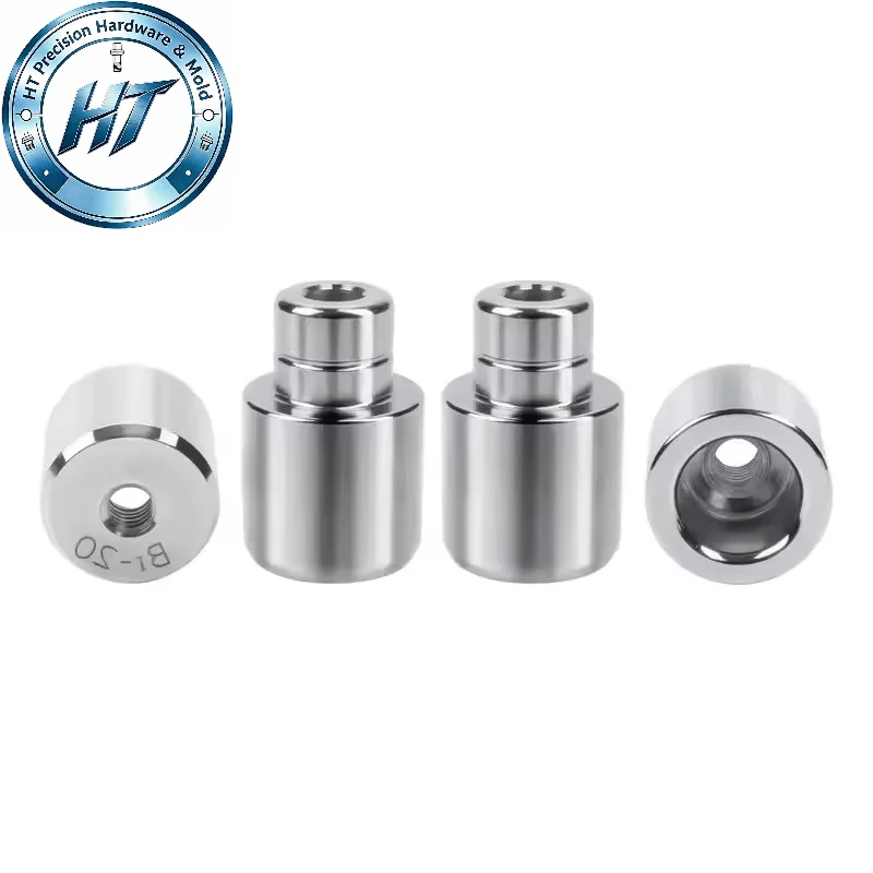 2PCS BI Type Hardened Steel HRC50-55 Precision Tapered Interlocks Round Locating Units for Plastic Injection Mold
