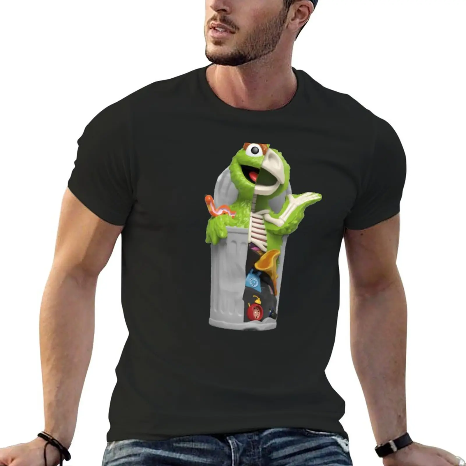 Happy National Grouch Day T-Shirt vintage t shirts quick drying vintage clothes t shirts for men cotton