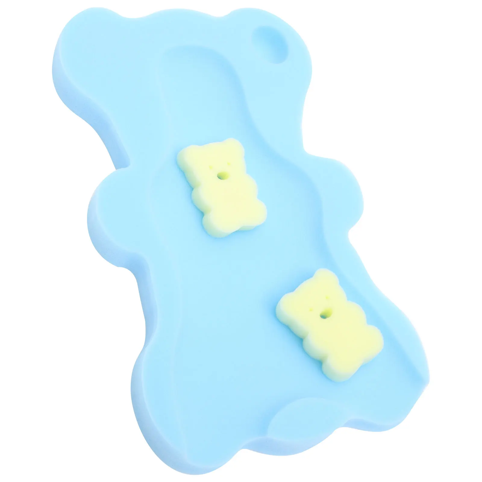 

Baby Bath Mat Sponge Newborns Foam Shower Toddlers Essential R om Color Cartoon Shape PU Material Non Slip Practical Safe Skin