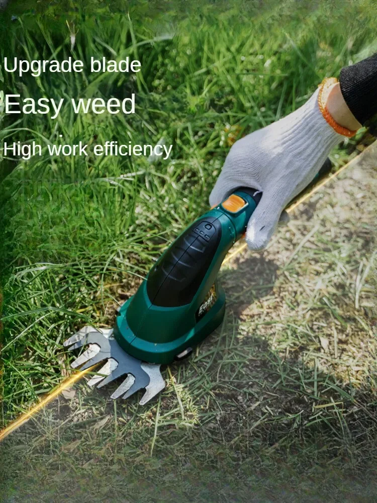 

Газонокосилка, небольшой бытовой многофункциональный литиевый электрический триммер, машинка для стрижки живой изгороди во дворе, зарядная косилка для прополки