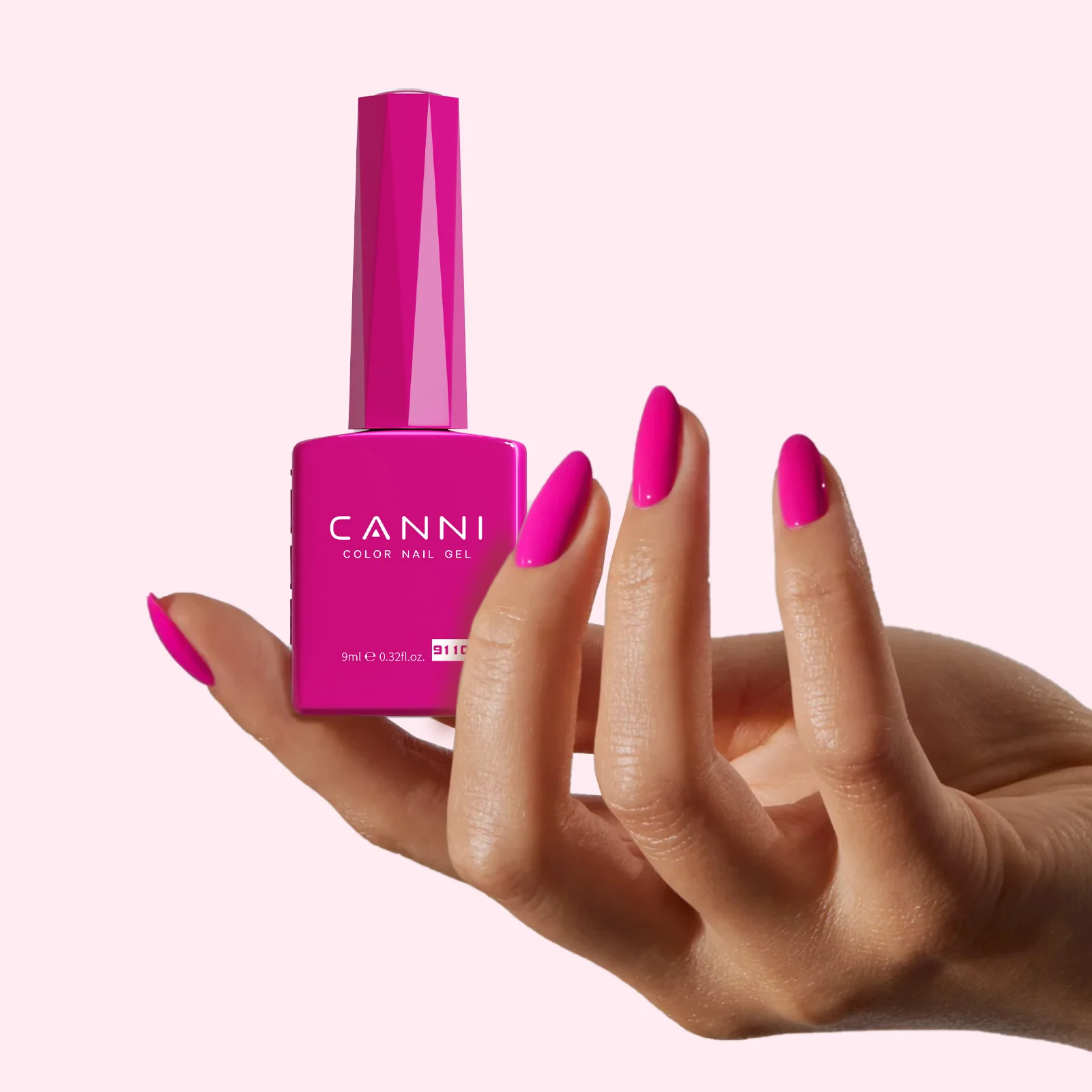 CANNI Gel-Nagellack, TPO-frei, fantastische Haftung, Konsistenz, besonders wunderschöne Farbe, Soak Off UV-LED, semi-permanenter Gel-Lack – Detail 10
