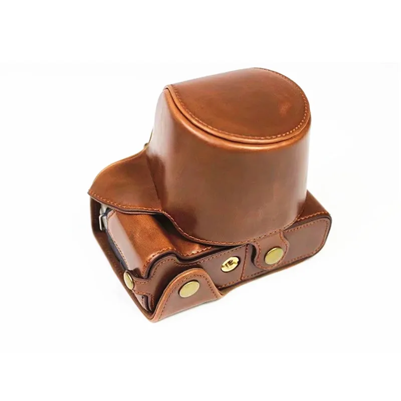 جراب جلد صناعي لفوجي فيلم ، حقيبة كاميرا فيديو ، غطاء كامل للجسم ، غلاف واقي للعدسة بحزام ، فوجي ، XT200 ، 15-45 ، فاخر