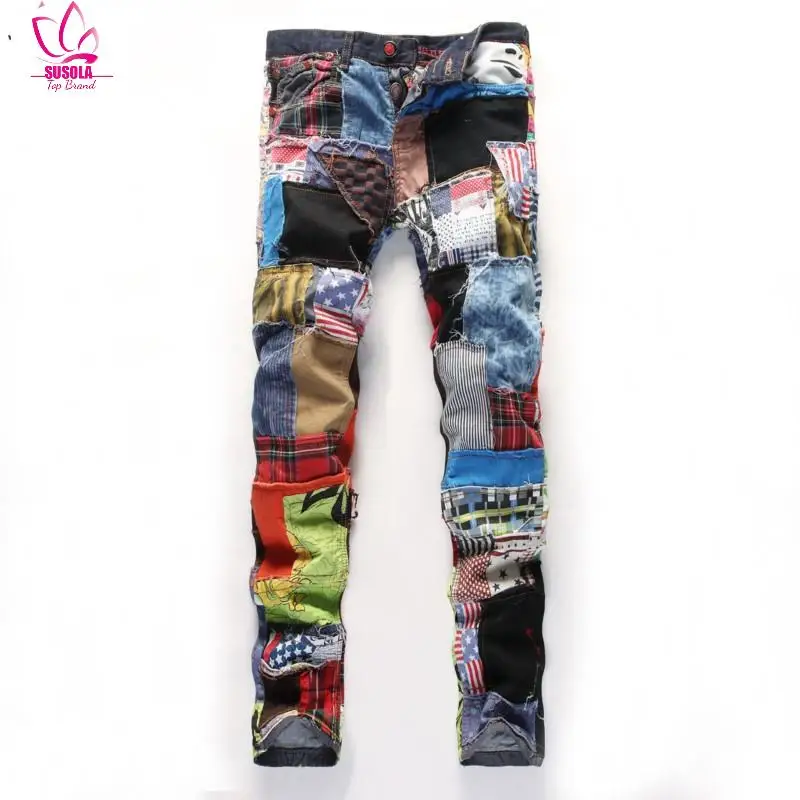 

Women’s Cartoon Printed Jeans Atumn Winter Girls Harem Pant Trousers Single Breasted Pants Denim Female Hight Waist Denim Jean